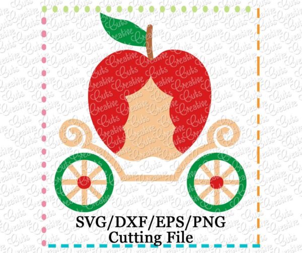 Apple Carriage Cutting File SVG DXF EPS