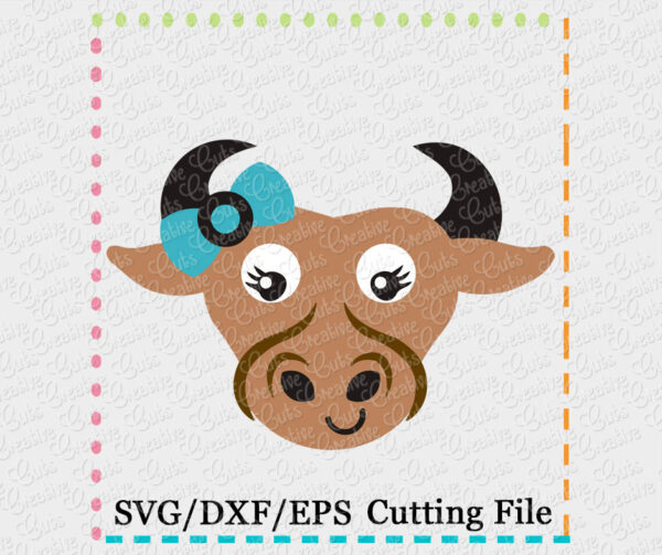 Longhorn Girl Cutting File SVG DXF EPS