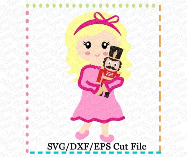 Nutcracker Clara Cutting File SVG DXF EPS