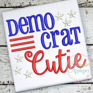 democrat-cutie-embroidery-design