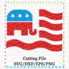 elephant-republican-flag-svg-cutting-file