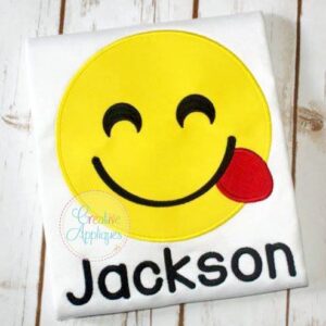 emojismiling-happy-tongue-out-embroidery-applique-design