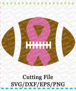football-awareness-ribbon-svg-cutting-file