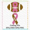football-support-awareness-ribbon-svg-cutting-file