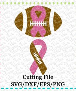 football-support-awareness-ribbon-svg-cutting-file