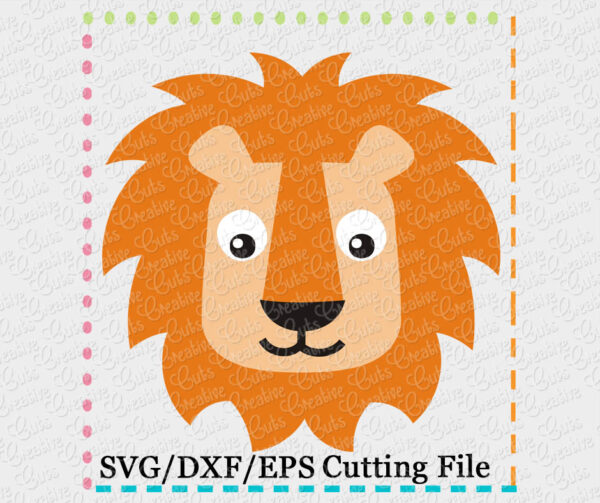 Lion Cutting File SVG DXF EPS