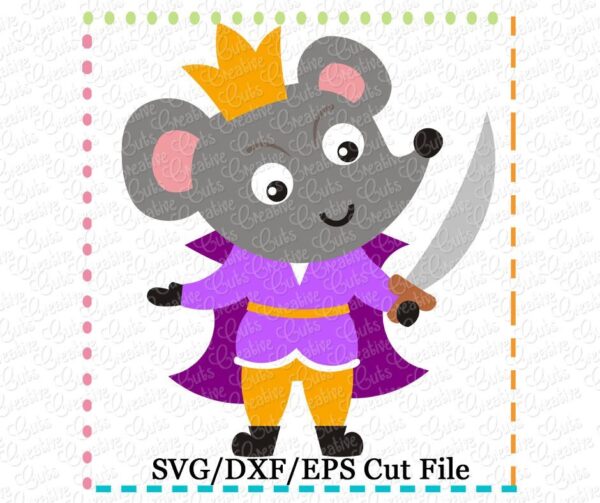 Nutcracker Mouse King Cutting File SVG DXF EPS