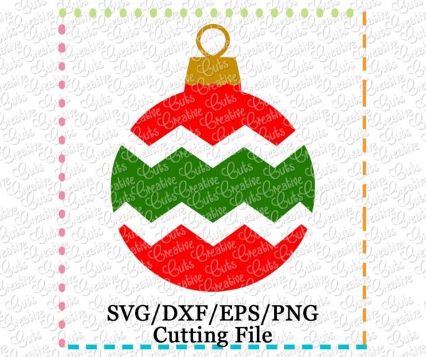 Chevron Ornament Cutting File SVG DXF EPS