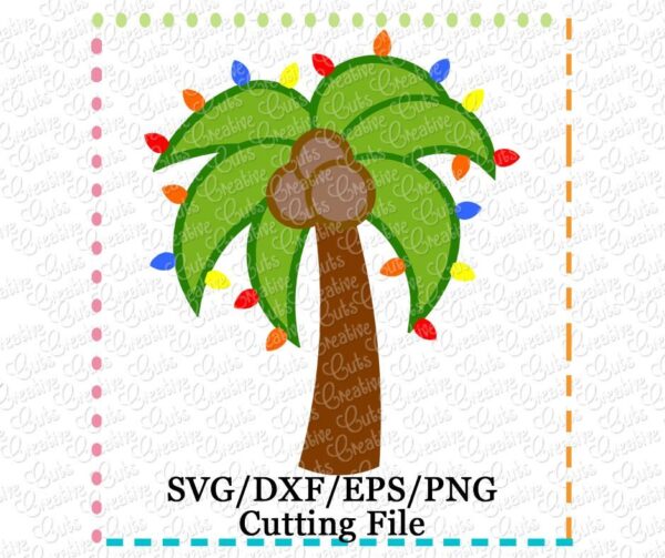 Palm Tree Cut File SVG DXF EPS