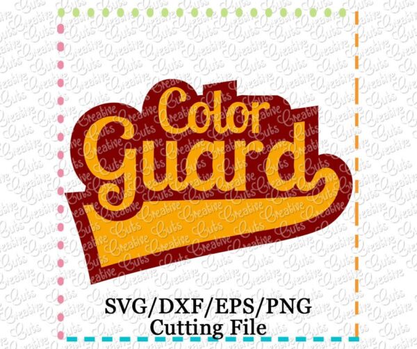 Color Guard Cutting File SVG DXF EPS