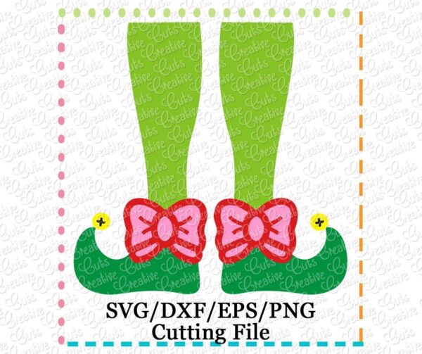 Elf Girl Legs Cutting File SVG DXF EP