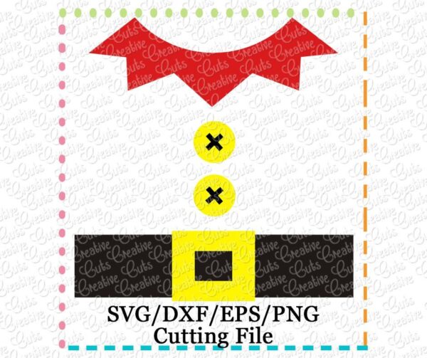 Elf Suit Cutting File SVG DXF EPS