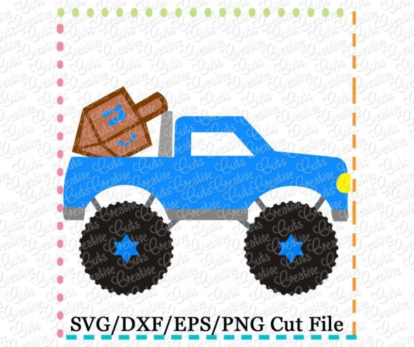 Hanukkah Truck SVG DXF EPS