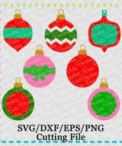 Llama Ornament Cutting File SVG DXF EPS - Creative Appliques