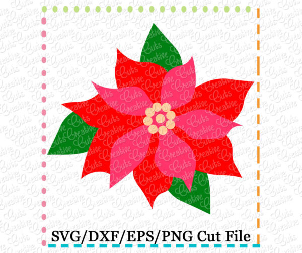 Poinsettia SVG DXF EPS