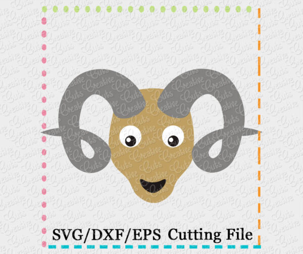 Ram Cutting File SVG DXF EPS