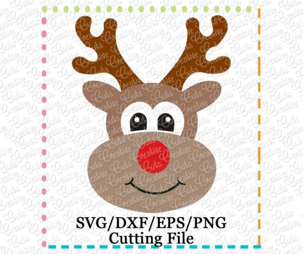 Reindeer Cutting File SVG DXF EPS