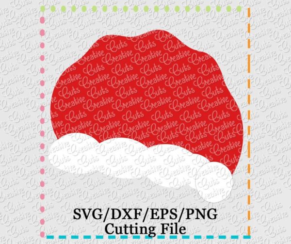 Santa Hat Cutting File SVG DXF EPS