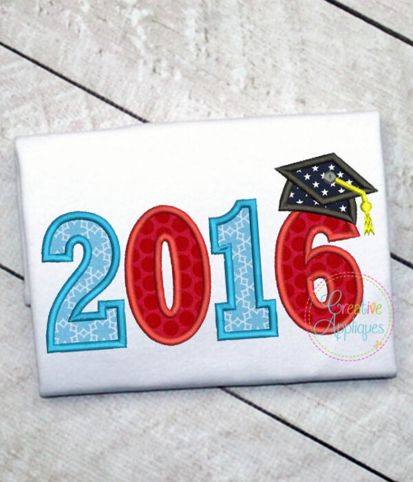 2016 Graduation Grad Applique