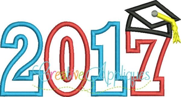 2017 Graduation Applique - Image 2