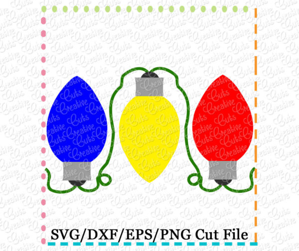 Light String SVG DXF EPS