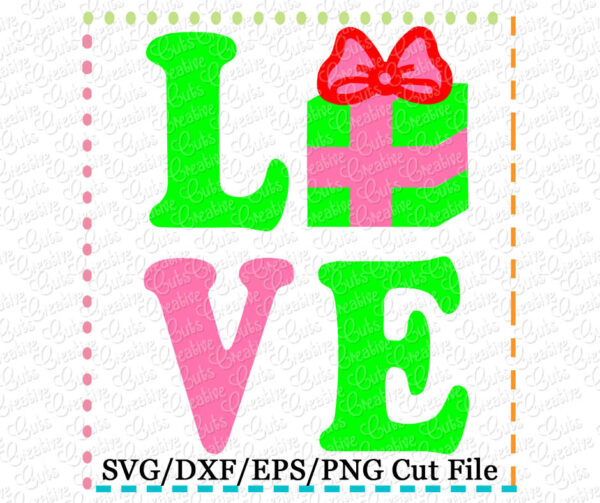 Love Gift Present SVG DXF EPS