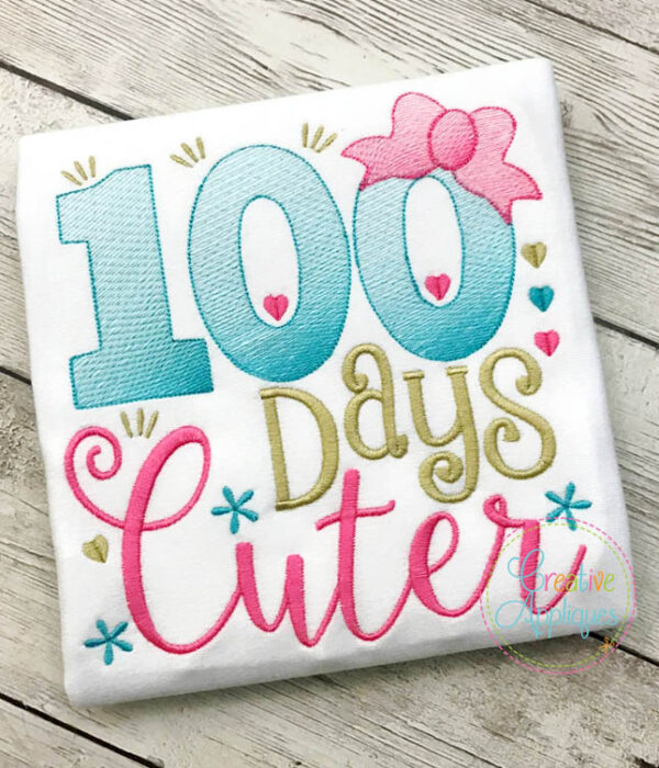 100 Days Cuter Embroidery