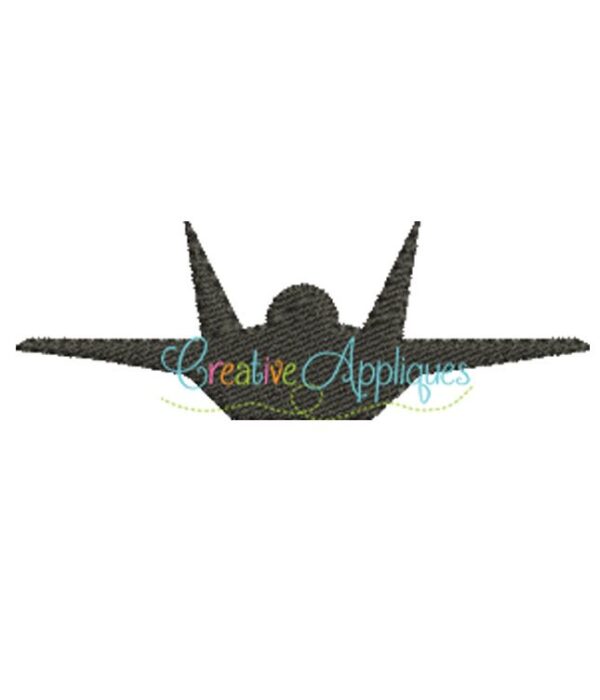 F22 Raptor Fighter Jet Miniature Embroidery