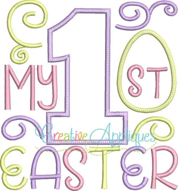 My 1st Easter Applique - Image 2