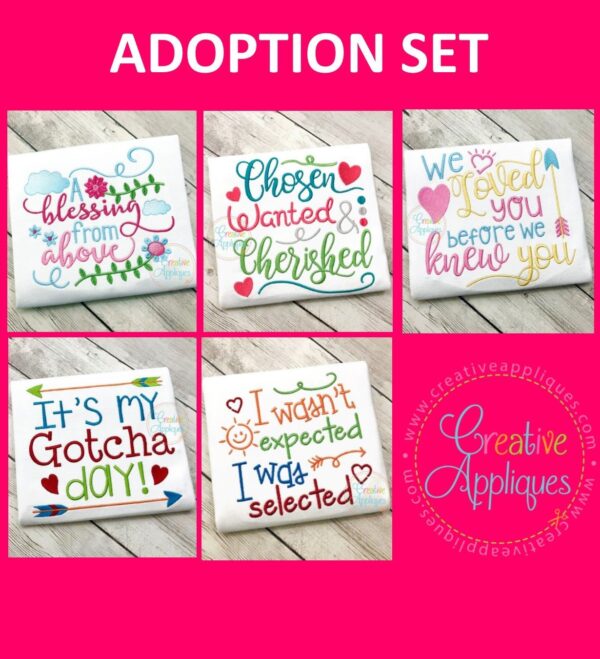 Adoption Embroidery Set