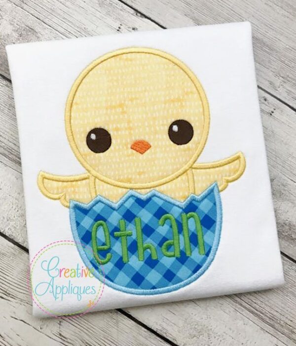 Baby Chick Egg Applique