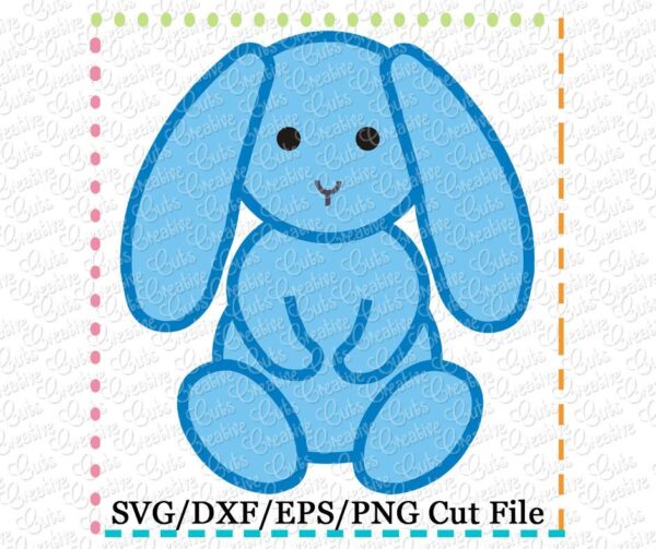 Floppy Bunny Cutting File SVG DXF EPS