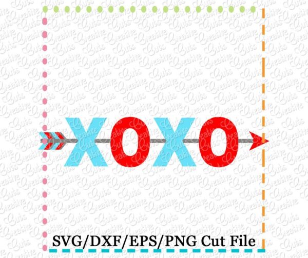 XOXO Cutting File SVG DXF EPS