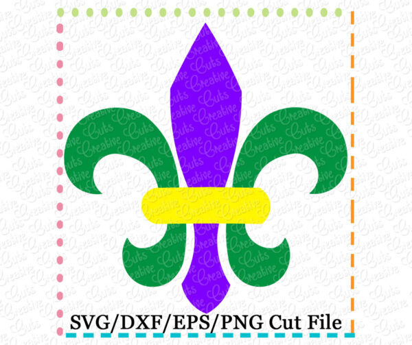 Fleur De Lis Cutting File SVG DXF EPS