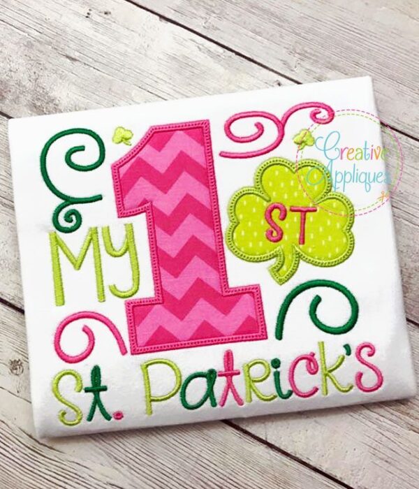 My 1st St Patrick's Applique