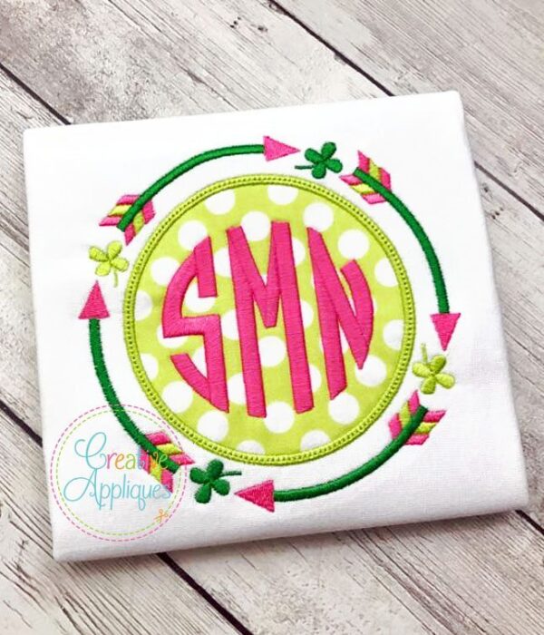 St Patrick's Tribal Monogram Frame