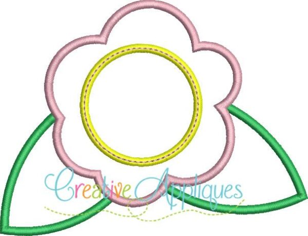 Monogram Flower Applique - Image 2