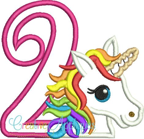 2nd-second-birthday-rainbow-unicorn-embroidery-applique-design