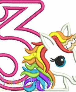3-3rd-three-third-birthday-rainbow-unicorn-pony-horse-embroidery-applique-design