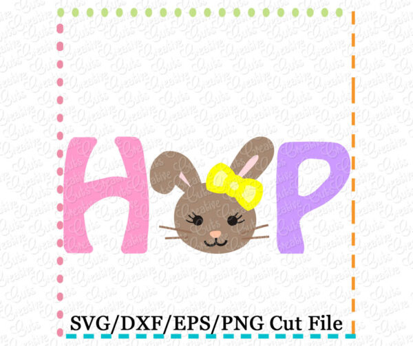 Hop Girl Cutting File SVG DXF EPS