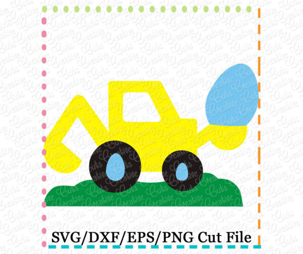 Easter Egg Digger Cutting File SVG DXF EPS