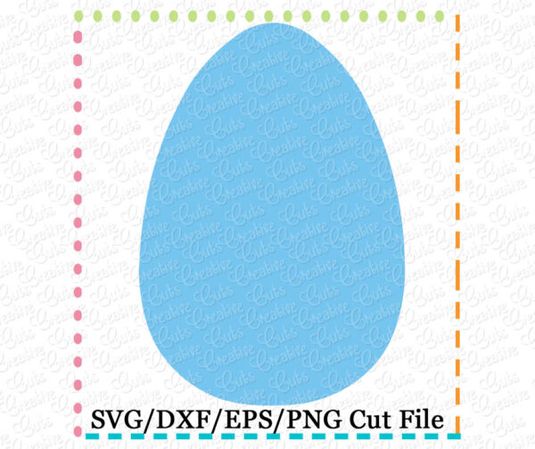 Egg Cutting File SVG DXF EPS