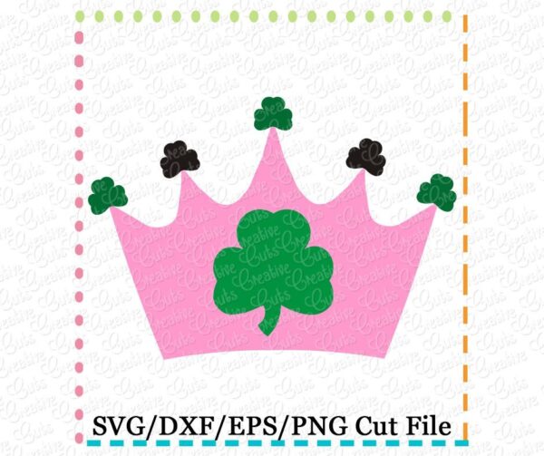 Crown Clover Cutting File SVG DXF EPS