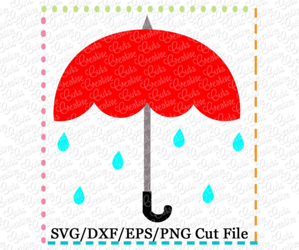 Umbrella Cutting File SVG DXF EPS