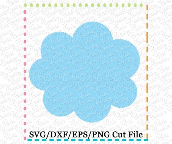 Bunny Tail Cutting File SVG DXF EPS