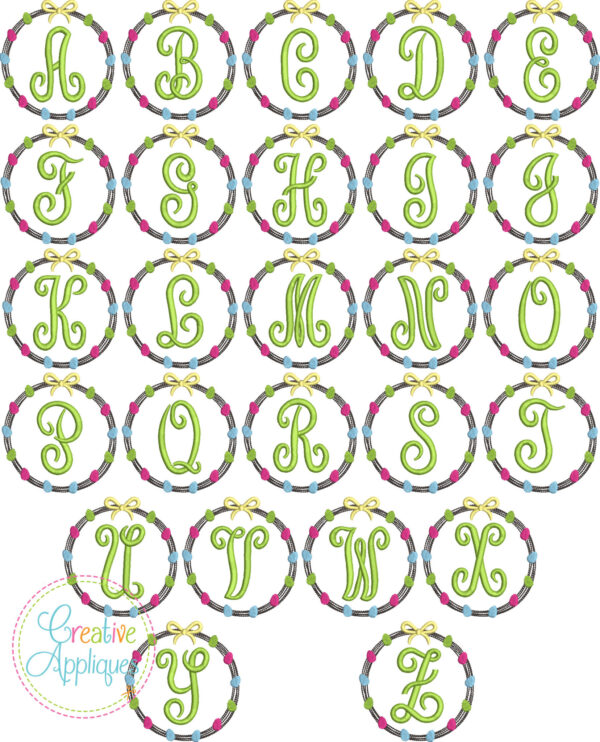 Easter Eggs Monogram Alphabet - Image 4