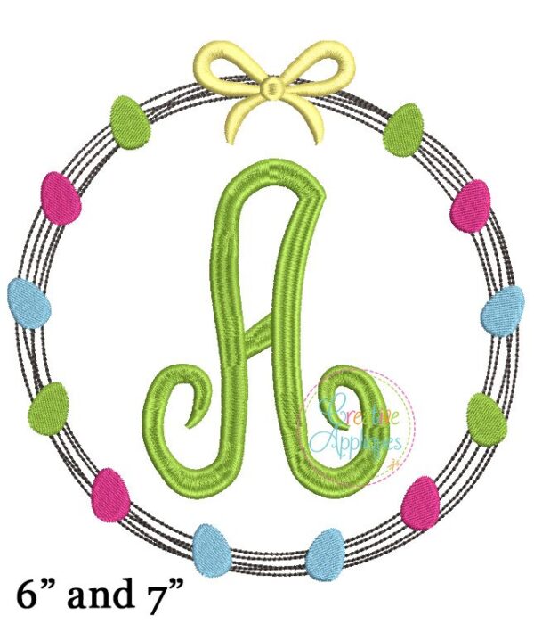 Easter Eggs Monogram Alphabet - Image 3