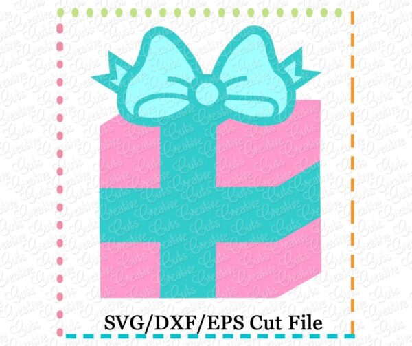 Present Cutting File SVG DXF EPS