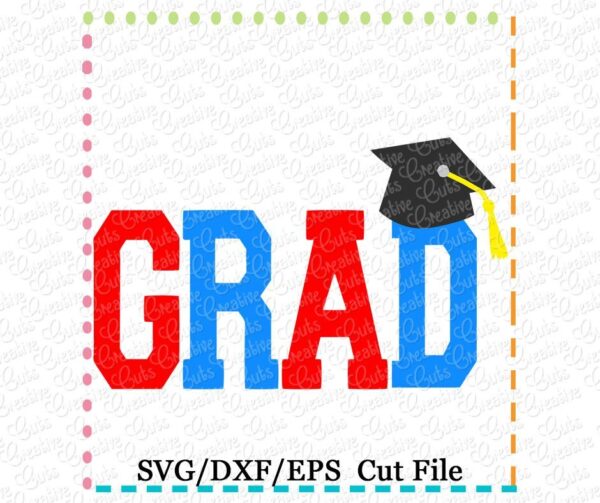 Grad Cutting File SVG DXF EPS