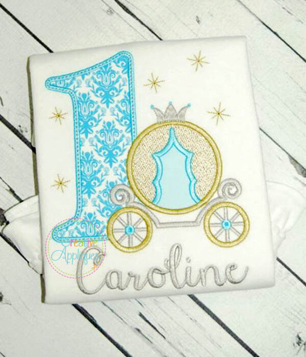 Princess Carriage 1 Applique